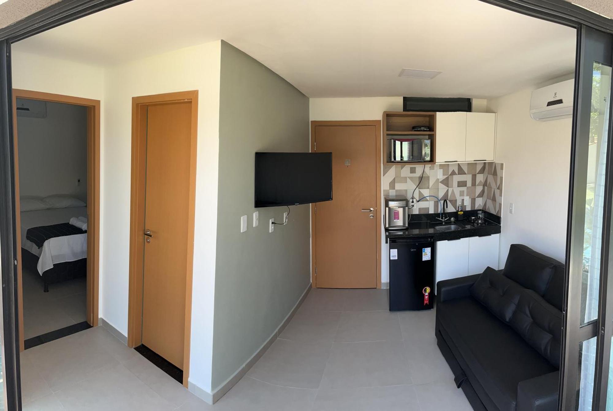 Апартаменты Flat Beira Mar Maracaipe- Порту-де-Галиньяш Экстерьер фото