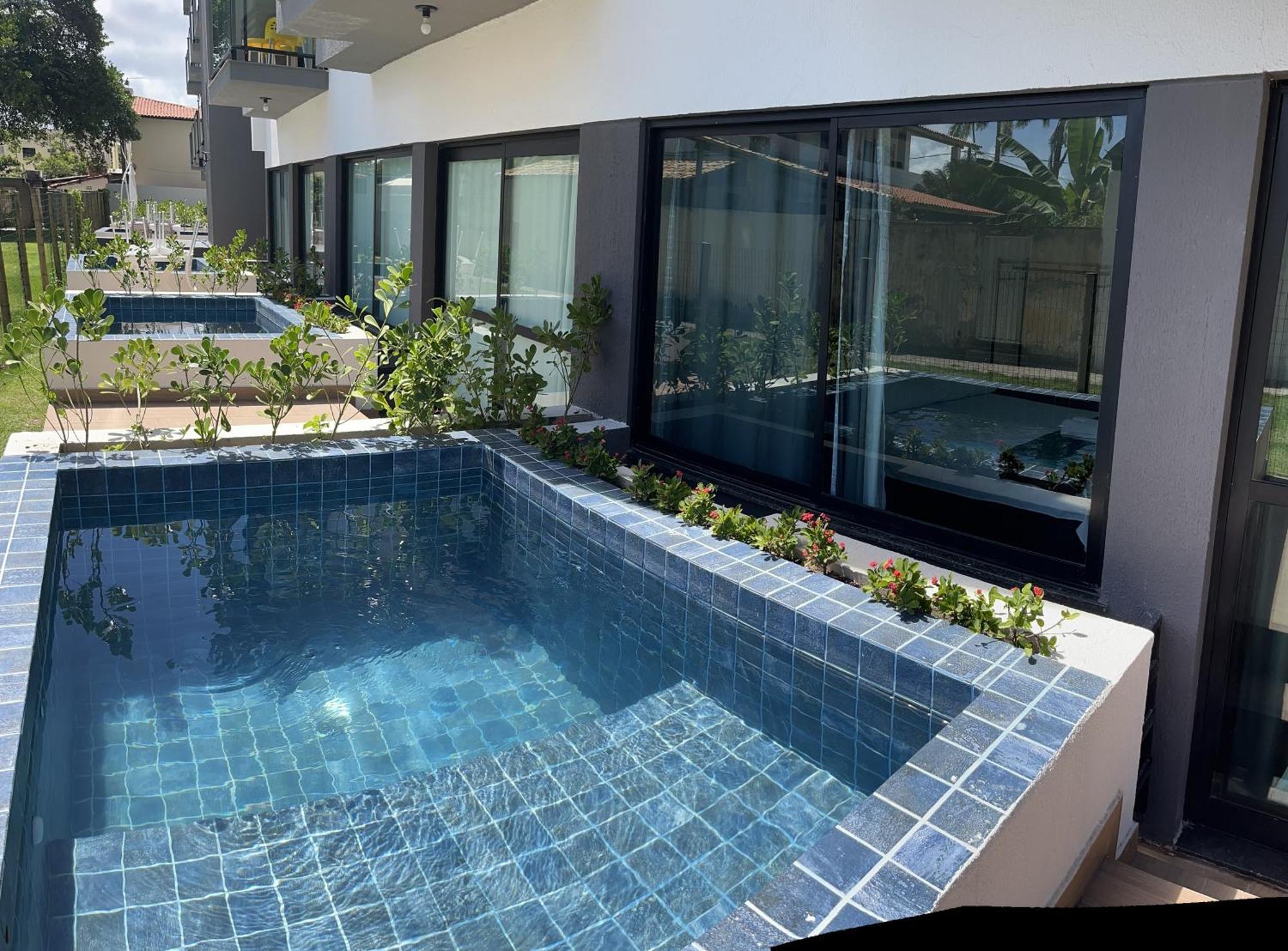 Апартаменты Flat Beira Mar Maracaipe- Порту-де-Галиньяш Экстерьер фото