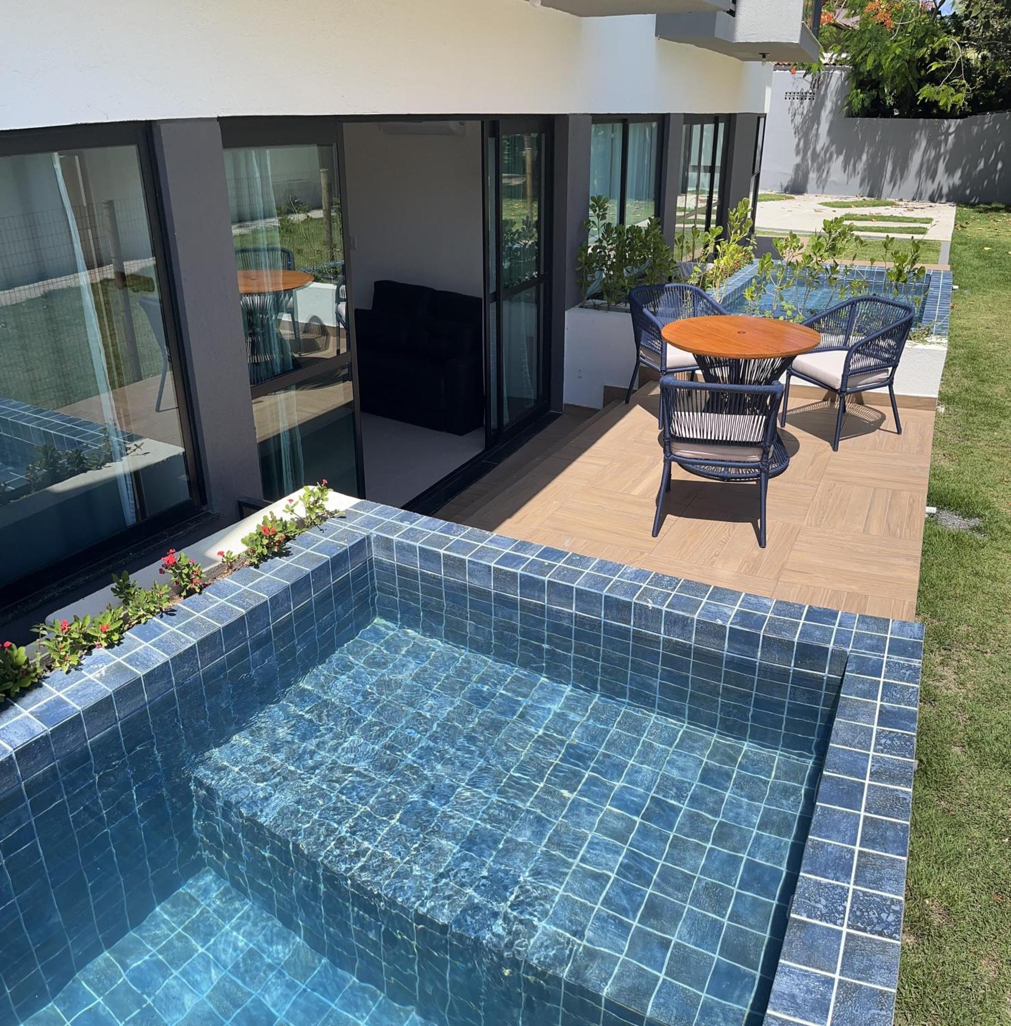 Апартаменты Flat Beira Mar Maracaipe- Порту-де-Галиньяш Экстерьер фото